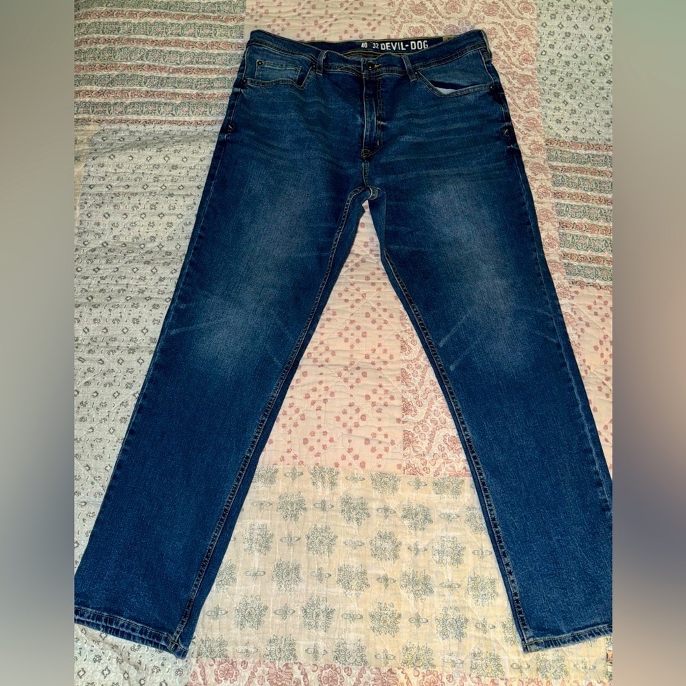 Devil Dog Brand Mens ButtonDown Jeans In Excellent Condition Size 40x32